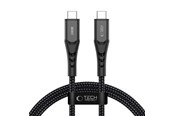 USB-kabel - Tech-Protect Ultraboost UB11T USB-C / USB-C PD 240W / QC3.0 100 cm Cable - Black - 5906302353125