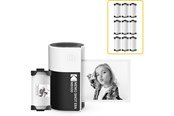 Fototoestel - KODAK Memo Shot MS100 Instant Camera Bundle (7 Paper rolls) - White - MS100WBNDL
