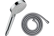 Douche- en montageaccessoires - Hansgrohe vernis blend hand shower set dia. 100mm chrome - 26953000
