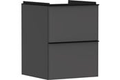 Douche- en montageaccessoires - Hansgrohe xelu q vanity unit diamond matt grey 480/475 with - 54020670