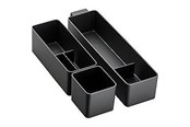 Douche- en montageaccessoires - Hansgrohe intrastoris basis box set 100/345 matt black - 54224670