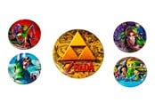 Merchandise - Nintendo - Legend of Zelda Pin Badge 5-Pack - 7393616487475