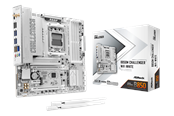 Moederbord - ASRock B850M Challenger WiFi White Moederbord - AMD B850 - AMD AM5 - DDR5 RAM - Micro-ATX - 90-MXBU50-A0UAYZ