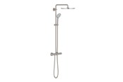 Douche- en montageaccessoires - Grohe euphoria 310 shower system med thm for wall supersteel - 26075DC0