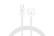 USB-kabel - Tech-Protect MMC01 Ultraboost USB-C / USB-C MagSafe 3 140W 200cm Cable for MacBook - White - 5906302323296