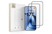 Mobiel - Beschermend glas - Tech-Protect Glass Fit+ 2-Pack Tempered Glass for Xiaomi 17T - Black - 5906302323456
