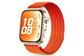 Smartwatch - Accessoires - Tech-Protect Nylon Strap on an Huawei Watch Fit 3 / 4 / 4 Pro / 5 / 5 Pro - Orange - 5906302323654