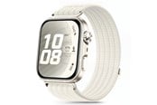 Smartwatch - Accessoires - Tech-Protect Nylon Strap an Huawei Watch Fit 3 / 4 / 4 Pro / 5 / 5 Pro - White - 5906302323661