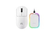 Muis - MCHOSE A7 V2 Ultra+ Lightweight Wireless - Gaming muis - Optisch - 5 knoppen - Wit - HW-A7V2-10