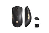 Muis - MCHOSE K7 Ultra Lightweight Wireless (Black Gold) - Gaming muis - Optisch - 5 knoppen - Zwart - HW-K7-13