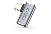 USB-kabel - Tech-Protect Ultraboost AA01 USB-C Angle Adapter - Grey - 5906302360284
