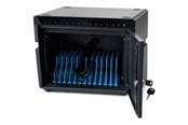 Muurbevestigingen, AV-bevestigingen & AV-meubels - Deltaco cabinet unit - for 10 tablets / mobile phones - black - Max - recommended for - DPS-0301