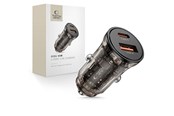 Mobiel - Adapters & Opladers - Tech-Protect CC01 Car Charger 45W 2-Ports USB-A / USB-C - Black - 5906302361298