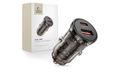 Mobiel - Adapters & Opladers - Tech-Protect CC01 Car Charger 30W 2-Ports USB-A / USB-C - Black - 5906302361311