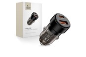 Mobiel - Adapters & Opladers - Tech-Protect CC03 2-port PD75W car charger - black - 5906302361663