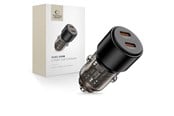 Mobiel - Adapters & Opladers - Tech-Protect Car Charger CC03 2-Ports PD100W - Black - 5906302361687