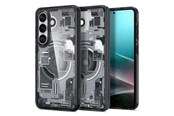 Mobiel - Covers & Cases - Spigen Ultra Hybrid Mag MagSafe Case for Samsung Galaxy S26+ Zero One - Clear Black - ACS10711