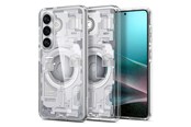 Mobiel - Covers & Cases - Spigen Ultra Hybrid Mag MagSafe Case for Samsung Galaxy S26+ Zero One - Clear and White - 29375-0