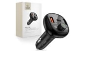 Mobiel - Adapters & Opladers - Tech-Protect CC06 3-Port PD72W Car Charger with Transmitter - Black - 5906302361786