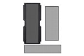 Case accessoires - Lian Li LAN3-1X - system cabinet dust filter kit - LAN3-1X
