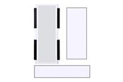 Systeemaccessoires  - Lian Li LAN3-1W - system cabinet dust filter kit - LAN3-1W
