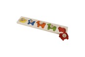 Houten speelgoed - Primi Passi - Wooden Studded Board Animal Gutter - PP1004