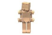 Houten speelgoed - Primi Passi - Wooden Transforming Robot/Truck - PP3501