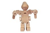 Houten speelgoed - Primi Passi - Wooden Transforming Robot/Shovel - PP3505