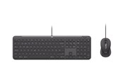 Toetsenbord - Logitech Signature Slim Wired Combo MK620 for Business - Keyboard and mouse set - Zwitsers - Grijs - 920-013342
