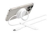 Mobiel - Adapters & Opladers - Belkin UltraCharge 25w Qi2 Pad with kickstand - White - WIA014KQWH