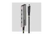 USB hub - StarTech.com Startech - hub - 4-port 10 Gbps 100 W PD charging overcurrent protection PCR aluminium - 4 ports USB hub - 4 - USB 3.2 - Grijs - 309B-USBC-HUB