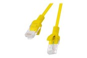 Netwerk - kabel - Lanberg patch cable - 1 m - yellow RAL 1016 - Geel - PCU5-10CC-0100-Y