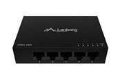 Switch - Lanberg DSM1-1005 - switch - 12 V metal case - 5 ports - unmanaged - DSM1-1005