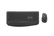 Toetsenbord - Logitech Signature Comfort Plus Combo MK880 for Business (Graphite) - Keyboard and mouse set - Engels (US international) - Grijs - 920-014051