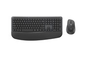Toetsenbord - Logitech Signature Comfort Plus Combo MK880 for Business - Keyboard and mouse set - Engels - Grijs - 920-014051