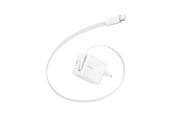 Mobiel - Adapters & Opladers - Belkin BoostCharge 67W USB-C with Retractable USB-C Wall Charger - PPS - WCH022KQWH