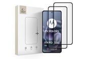 Mobiel - Covers & Cases - Tech-Protect Glass Fit+ 2-pack Motorola Moto G86 5G / G86 5G Power Tempered Glass - Black - 5906302363254