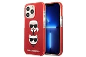 Mobiel - Covers & Cases - Karl Lagerfeld Karl&Choupette Head Case for iPhone 13 Pro / iPhone 13 - Red - 3666339048709