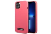 Mobiel - Covers & Cases - Karl Lagerfeld Silicone Plaque Case for iPhone 13 mini - Fuchsia - 3666339048808