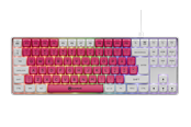 Toetsenbord - AeroCool Gamiac TKL90G - White/Red - TKL - Kailh Blue - GAKM-G90NW2R.21