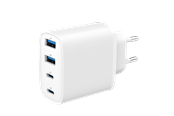 Mobiel - Adapters & Opladers - Gembird 4-port 40 W GaN USB fast charger - TA-UC-2A2C-PD40-01-W