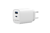 Mobiel - Adapters & Opladers - Gembird 2-port 45 W USB fast charger - TA-UC-1A1C-PD45-01-W