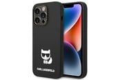 Mobiel - Covers & Cases - Karl Lagerfeld KLHCP14XSLCTBK iPhone 14 Pro Max 6.7 "hardcase black / black Silicone Choupette Body - 3666339076580