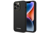 Mobiel - Covers & Cases - Karl Lagerfeld KLHMP14LSLMP1K iPhone 14 Pro 6.1" hardcase czarny/black Silicone Plaque Magsafe - 3666339078171