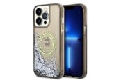 Mobiel - Covers & Cases - Karl Lagerfeld Liquid Glitter RSG case for iPhone 14 Pro Max - black - 3666339086039
