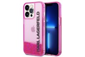 Mobiel - Covers & Cases - Karl Lagerfeld Liquid Glitter Elong Case for iPhone 14 Pro - Pink - 3666339091606