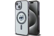 Mobiel - Covers & Cases - Karl Lagerfeld KLHMP15SHCHNOTK iPhone 15 6.1" transparent hardcase IML Choupette`s Head MagSafe - 3666339162030