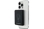 Powerbank - Karl Lagerfeld NFT Outline Ikonik MagSafe 5000mAh induction power bank - black Powerbank - Zwart - 5000 mAh - 3666339172176