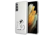 Mobiel - Covers & Cases - Karl Lagerfeld Choupette Fun Case for Samsung Galaxy S21+ - Transparent - 3700740496947