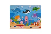 Puzzels - Playwood Wooden Jigsaw Puzzle and Fishing Game - 7 pcs. Hout - RS187